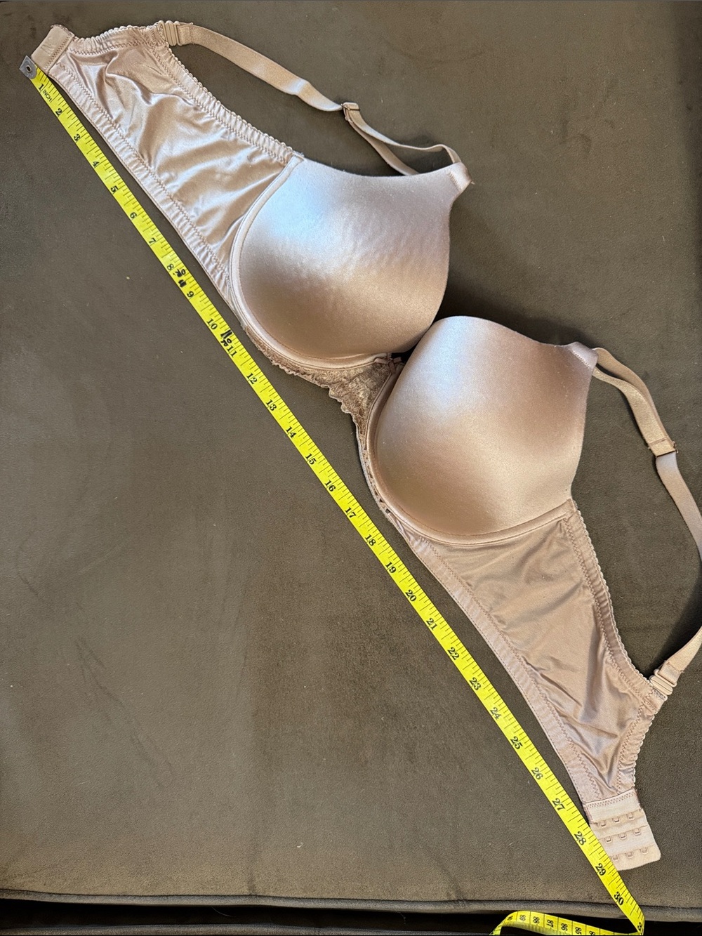 INC International Concepts Nude/Taupe Seamless T-Shirt Bra